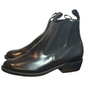 Boulet Men’s Black Leather Chelsea Boots Size 10 3E Made Canada READ